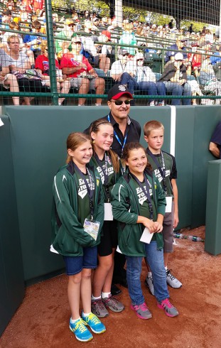 On the Field with the East Lycoming County All-Stars