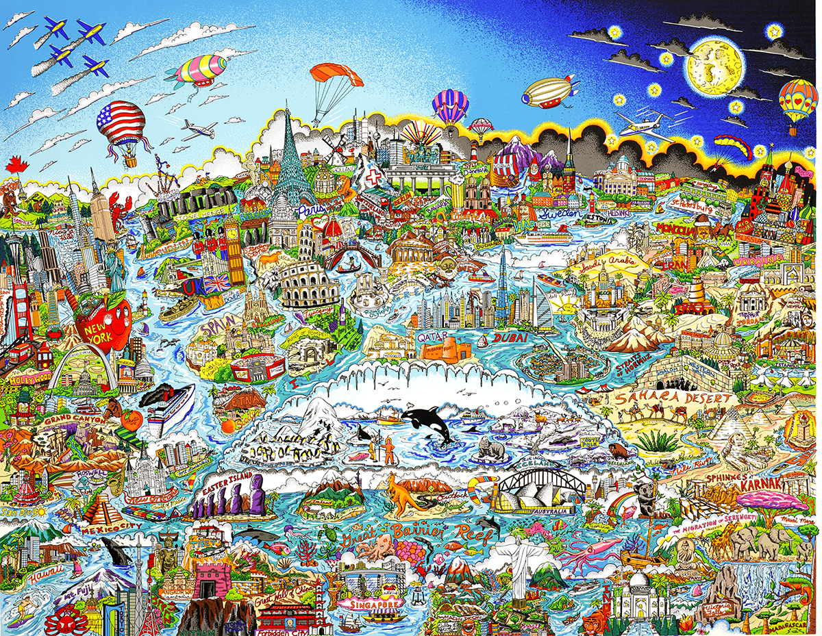 What a Wonderful World is brimming with beautiful iconic places from around the globe