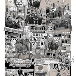 3D pop art tribute to the classic Honeymooners television show